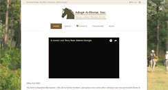 Desktop Screenshot of adopt-a-horse.org